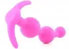 Анальный стимулятор BOOTY CALL BEADS PINK photo 4