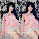 Реалистичная силиконовая секс кукла с небольшой грудью и белой кожей - 153 см photo 2