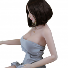 Реалистичная силиконовая кукла с большой грудью и вагиной 165 см photo 1