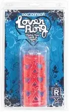 Эрекционная насадка LOVER RING RED photo 2