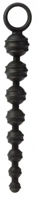Анальная цепочка COLT POWER DRILL BALLS BLACK photo 1