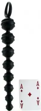 Анальная цепочка COLT POWER DRILL BALLS BLACK photo 3