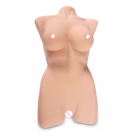 Маструбатор для чоловіків у вигляді головного торса жінки з великими грудьми та анальним/вагінальним photo 4
