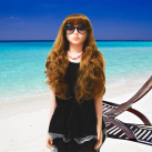 Секс-кукла надувная в черном платьице photo 2