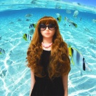 Секс-кукла надувная в черном платьице photo 3