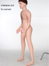 Надувная секс кукла 1052 мужского пола с силиконовым фаллоимитатором photo 2