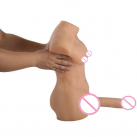 Силиконовый мастурбатор с большим фаллоимитатор для женщин photo 2