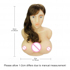 Реалістична силіконова лялька-мастурбатор з великими грудьми та ротом photo 3