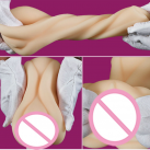 Силиконовый двойной мастурбатор для мужчин - 16х7 см photo 1