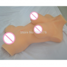 Большой силиконовый мастурбатор для мужчин с грудью и вагинальным отверстием photo 3