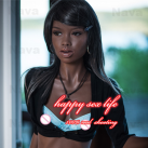 Темнокожая реалистичная секс-кукла, 168 см photo 3