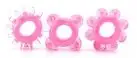 Набор эрекционных насадок RING RINGS PINK photo 3