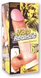 Вибратор THE VIBRO REALISTIC 6 FLESH photo 5