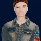 Надувная секс-кукла для жен./муж. с вибратором, 168 см photo 2