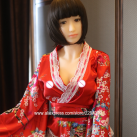 Cекс-кукла в китайском шелковом платье 163 см photo 2