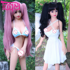 Миниатюрная секс-кукла с большой грудью и забавной прической 125 см  photo 2