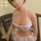 Мини-кукла силиконовая в белом ажурном белье 65 см photo 6