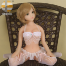 Мини-кукла силиконовая в белом ажурном белье 65 см photo 4