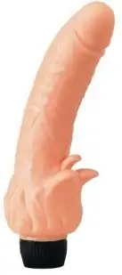 Вібратор VINYL P-SHAPE VIBRATOR FLESH PENETRATING photo 1