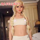 Секс-кукла блондинка из твердого силикона 156 см  photo 4