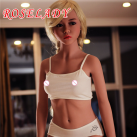 Секс-кукла блондинка из твердого силикона 156 см  photo 3