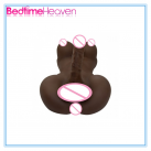 Маструбатор в виде темнокожего торса с челном (18 см) photo 1