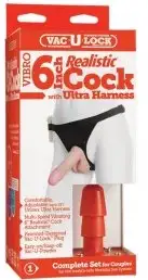 Страпон ULTRA VAC-U-LOCK HARNESS 6 INCH VIBRATING photo 5