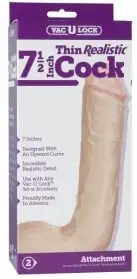 Насадка для страпона VAC-U-LOCK 7.5 THIN REALISTIC photo 5