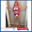 Секс-кукла силиконовая с цветными волосами 148 см  photo 4