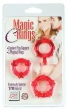 Эрекционные насадки MAGIC C-RINGS RED photo 2