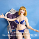 Реалистичная силиконовая кукла с большой грудью, вагиной 153 см  photo 1