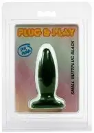 Анальная пробка PLUG&PLAY SMALL BUTT PLUG BLACK photo 4