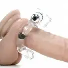 Эрекционная вибронасадка MAGNETIC RIDGE RIDER CLEAR photo 2