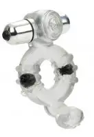 Эрекционная вибронасадка MAGNETIC PLEASURE RIDER CLEAR photo 1