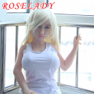 Миниатюрная секс кукла из силикона с большой грудью - 138 см photo 2