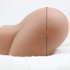 Мастурбатор. Для анального, вагінального сексу. Колір – коричневий. Матеріал – силікон. Вага: 5 кг. photo 4