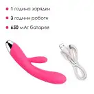 Интеллектуальный вибратор кролик с подогревом Svakom Angel Plum Red photo 4