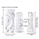 Мастурбатор Dorcel DEEP BLOW WHITE, подвійне використання photo 5