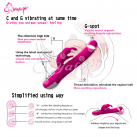 Вибратор для женщин. С массажем точки G. Материал - силикон, не токсичный ABS. photo 1