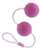 Вагинальные шарики FIRST TIME DUO LOVE BALLS PINK photo 1