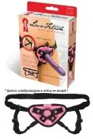 Трусики для страпона PINK VELVET STRAP-ON HARNESS photo 1