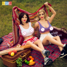 Реалистичная силиконовая кукла с большой грудью, вагиной, ротиком, анусом 158 см  photo 6