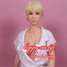 Реалистичная секс-кукла блондинка в белом халатике 165 см photo 2