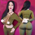 Реалистичная силиконовая кукла с большой грудью, вагиной 152 см photo 2