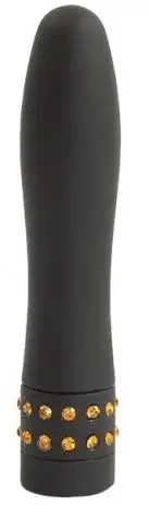 Вибратор со стразами MR. MARCUS' GOLD DIGGER VIBE 6.5 photo 1