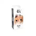 Сексуальні наклейки на груди Art of Sex – Ruth. Чорний photo 4