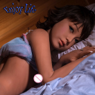 Реалистичная силиконовая кукла с небольшой грудью, вагиной, ротиком 155 см  photo 3