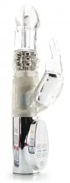 Вибратор PLATINUM COLLECTION JACK RABBIT SILVER photo 1