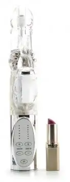 Вибратор PLATINUM COLLECTION JACK RABBIT SILVER photo 3