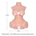 Мастурбатор 3D для мужчин. Женский торс. Силикон. photo 2